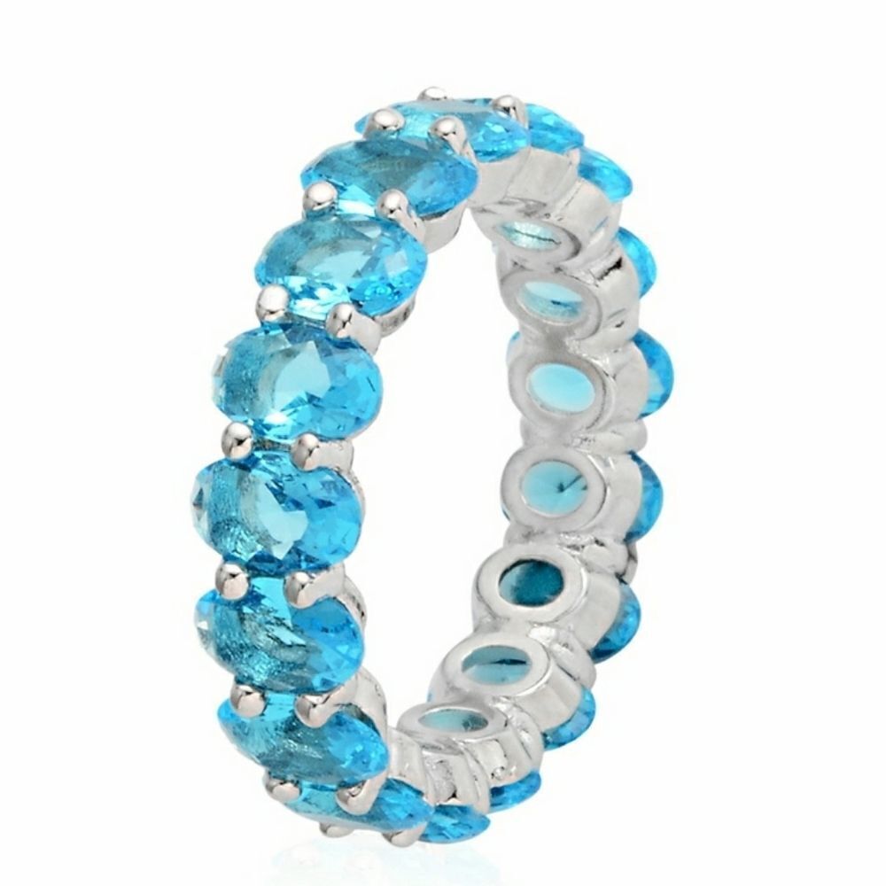 Blue Eternity Ring